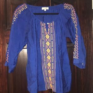 Umgee Embroidered Blouse 💙